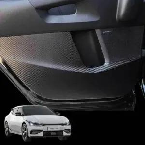 [JED] 카본 도어커버 블랙 스크래치몰딩 EV6