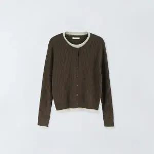 [롯데백화점]앤클라인 라운드 레이어드 가디건형 니트 E6IM023