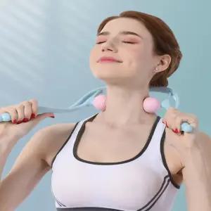 수동 골프공 목 마사지기 뭉친어깨 승모근 셀프마사지 xoK3+3gfN