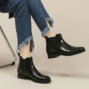 첼시 여성 레인부츠 캐주얼 여름 장화 장마철 신발방수 패션 작업용 여자