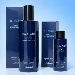 노팅힐 남성 올인원 에센스 대용량 400ml + 휴대용 100ml 미백 주름개선 모공관리 남성 기능성화장품
