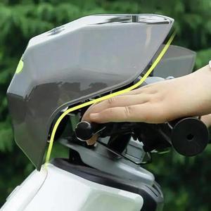 범용 오토바이 핸드 가드 반사 스트립이있는 자전거 핸들 바 보호를위한 실드