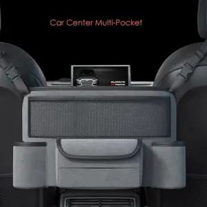 인조가죽 차량용 멀티포켓 PU중앙 멀티 콘솔 포켓보관 차량용주머니 정리포켓