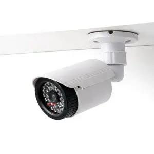 [지오비즈]프리미엄 LED모형 CCTV 화이트/가짜CCTV 방범카메라 홈CCTV 무선카메라 모형