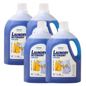 노브랜드 세탁세제 4L (일반/드림 겸용) 4개