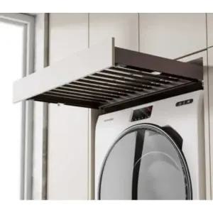 인출식 빨래건조대 빌트인 언더레일 블랙 그레이 접이식