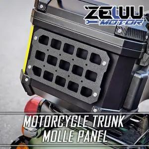 트렁크 스토리지에 대 한 오토바이 몰리 패널 알루미늄 합금 방수 사이드 박스 주최자 모듈 형