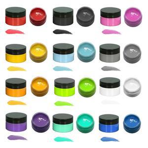 [미국배송] 실크 스크린 스텐실용 불루엔 초크 페이스트 .나무 티셔츠 천 칠판 DIY 홈 데코용 인쇄 잉크 안료 (12병)