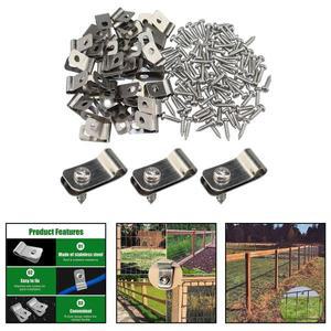 강아지 케이지 및 안전 펜스용 304 스테인리스 스틸 와이어 메쉬 클립으로 효율적인 설치 대량 구매 가능