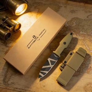 EXTREMA RATIO- 로마 모델 전술용 직선 나이프 야생 캠핑용 비상 여행 편리한 가방 걸이