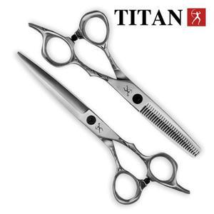 타이탄 헤어 가위 컷 절단 미용 vg10 스틸 손으로 만든 날카로운