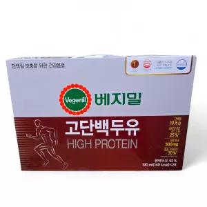 정식품 베지밀 고단백두유 190ml X 24입