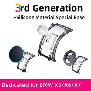 TEEQ 자동차 차량용 호환 휴대폰 거치대 BMW X7 X5 G05 X6 G06 2019-2022 차량 중력 스탠드 GPS 브래킷 자