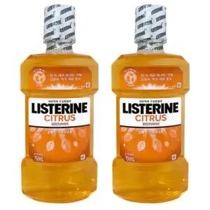 동아제약 내츄럴 시트러스 리스테린 750ml X 2