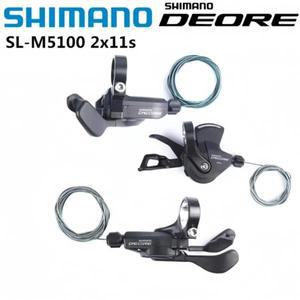 Shimano 호환 SL M5100 시프터 레버 XT MTB 자전거 2s/11s 오른쪽 속도 왼쪽 내부 케이블