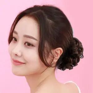 [골드스마일]업스타일 똥머리 곱창가발(소)