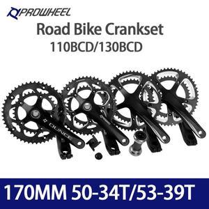 PROWHEEL 로드 바이크 크랭크셋시마노 호환 421C89/10 스피드170mm34