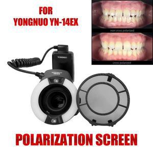 치과 사진용 YONGNUO YN-14EX 필터용 교차 편광 렌즈, Polar Eye 눈부심 없음, 반사