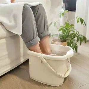 족욕 발담금 세족 물통 손잡이 바구니 욕실 발관리 족욕기 일본제 이노마타 제품
