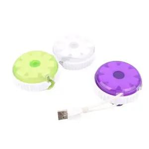 휴대용 원형 케이블 정리 케이스