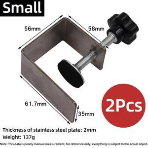 스테인레스 스틸 캐비닛 도구 서랍 전면 설치 고정 클램프, 조정 가능한 목공 지그, 가정용 가구 액세서리