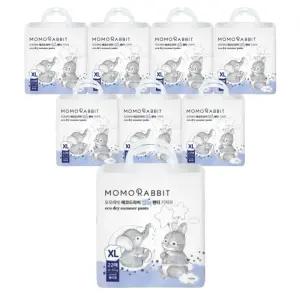 모모래빗 팬티기저귀 에코드라이 썸머 밤기저귀 특대형(XL) 22매x8팩