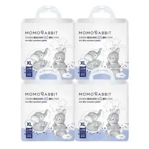 모모래빗 팬티기저귀 에코드라이 썸머 밤기저귀 특대형(XL) 22매x4팩