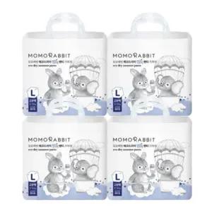 모모래빗 팬티기저귀 에코드라이 썸머 밤기저귀 대형(L) 28매x4팩