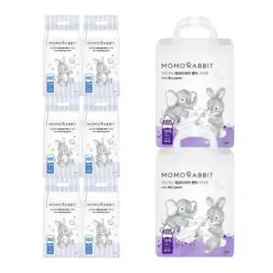 모모래빗 팬티기저귀 에코씽씽 남녀공용 키즈형 18매x6팩+에코드라이 밤기저귀 키즈형 18매x2팩 (총 8팩)