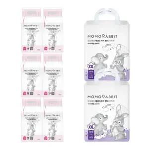 모모래빗 팬티기저귀 에코씽씽 여아용 점보형(XXL) 18x6팩+에코드라이 점보형(XXL) 18매x2팩 (총 8팩)