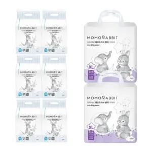 모모래빗 팬티기저귀 에코씽씽 남아용 특대형(XL) 22매x6팩+에코드라이 특대형(XL) 22매x2팩 (총 8팩)