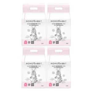모모래빗 팬티기저귀 에코씽씽 여름기저귀 여아용 특대형(XL) 22매x4팩