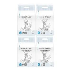모모래빗 팬티기저귀 에코씽씽 여름기저귀 남아용 특대형(XL) 22매x4팩