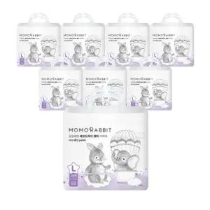 모모래빗 팬티기저귀 에코드라이 밤기저귀 대형(L) 28매x8팩