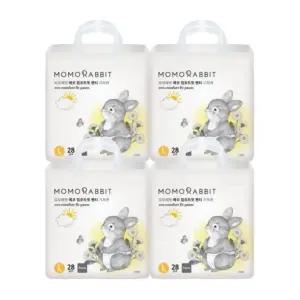 모모래빗 팬티기저귀 에코컴포트핏 낮기저귀 대형(L) 28매x4팩