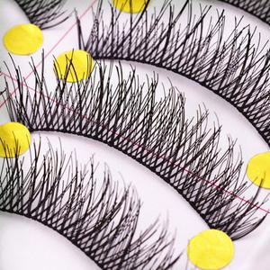 내추럴 래쉬 풍성한 인조 속눈썹 자연 10쌍 워시피 캣아이 짧은