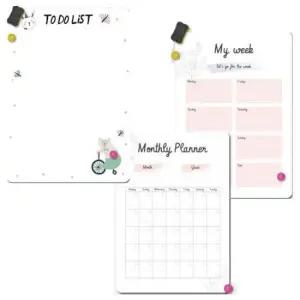 냉장고자석보드 고무자석 메모보드 주간 월간 계획표 냉장고보드