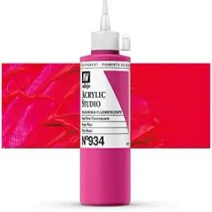 발레호 아크릴 스튜디오 22934 형광 레드 핑크 (200ml)