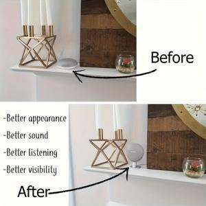 호환 구글 Nest/Home 미니 스마트 스피커 스탠드 미니 음성 어시스턴트 컴팩트 홀더 데스크탑 스토리지 정