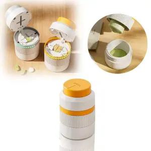 휴대용 알약 절단기 가루약 분쇄기 여행 약보관통 약가위 컷팅기