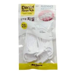 덴탈 일회용 치실 23P 구취 예방 치석 제거 치간