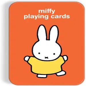 갤리슨 미피 플레잉 카드 덱 기념품 장식 금속 주석에 일러스트가 그려진 표준