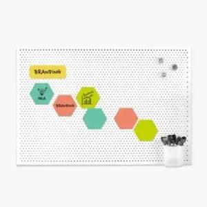 보드 마그피아 고무자석 육각헥사보드 7장 MRMHB-001