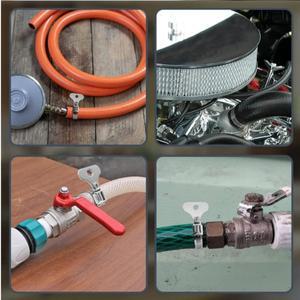 2/5/10PCS 304 스테인리스 스틸 호스 클램프 도구 액세서리 조절 가능한 수도관 고정용 아메리칸 버클 핸