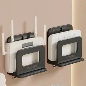 셋탑박스거치대 공유기 선반 WiFi 라우터 모뎀 TV 박스 기타 미디어 플레이어 1 개 스몰 벽 거치대 걸이 걸