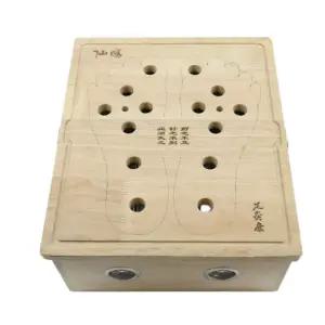 건식 좌욕기 참나무 좌훈기 뜸기 의자 좌식 훈증 나무 온열 전기