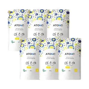 시그니처 주방세제 리필형 레몬향 6개