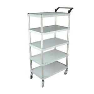 업소용 배식 이동식 트레이 6단 대형 저소음 조립식 카트 끌차