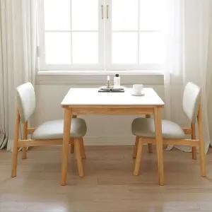 [마루이] 로맨틱 무드 세라믹 원목 2인용 낮은 식탁 테이블 800