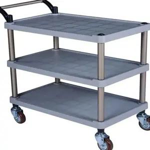 3단 조립식 이동식 다용도 카트 업소용 서빙카 플라스틱 식당운반카